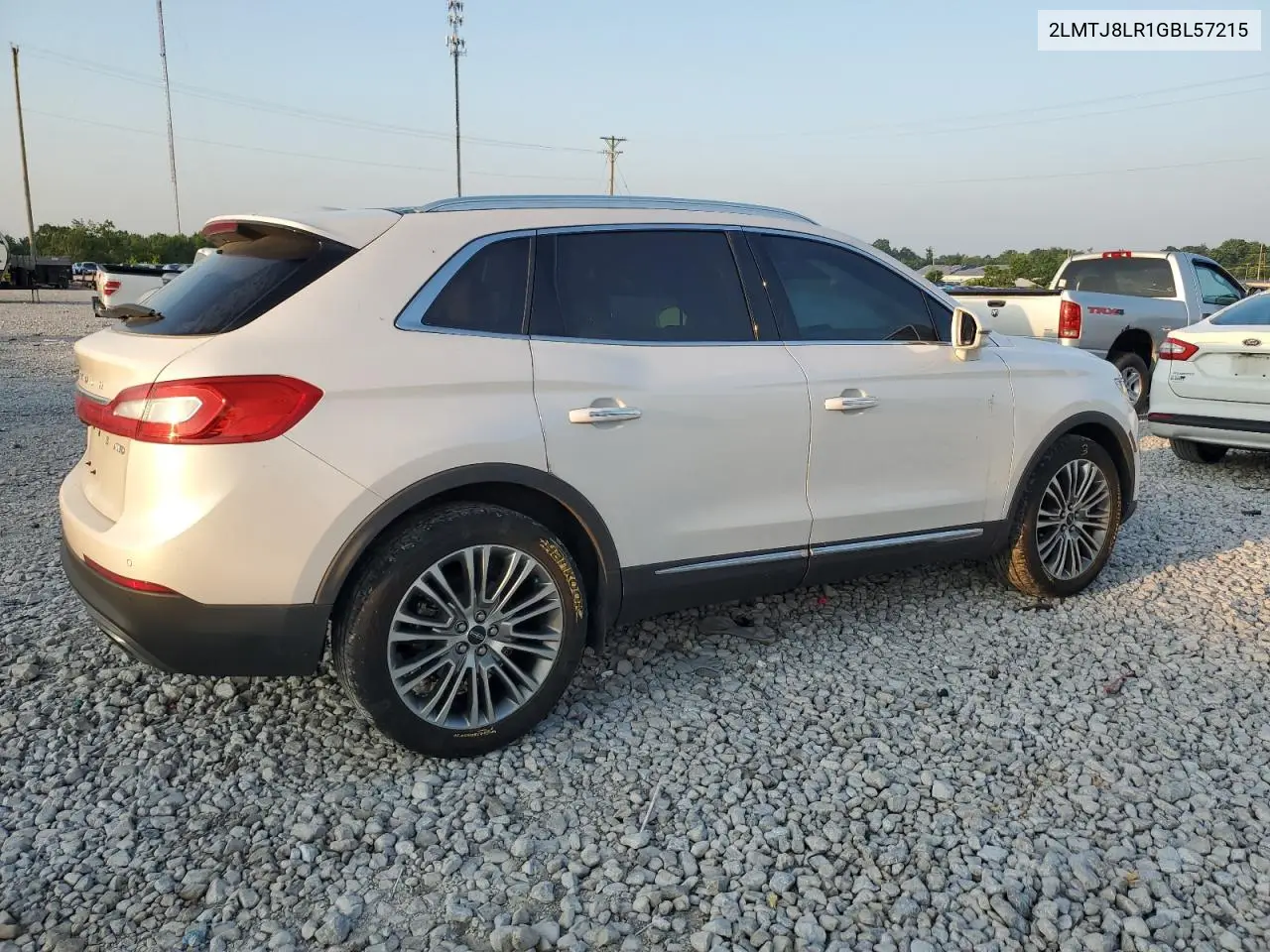 2016 Lincoln Mkx Reserve VIN: 2LMTJ8LR1GBL57215 Lot: 61757615