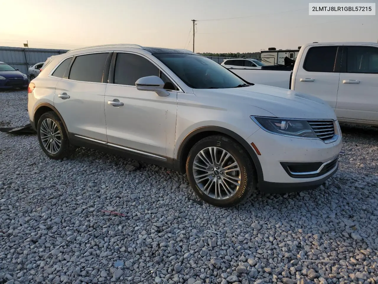 2016 Lincoln Mkx Reserve VIN: 2LMTJ8LR1GBL57215 Lot: 61757615