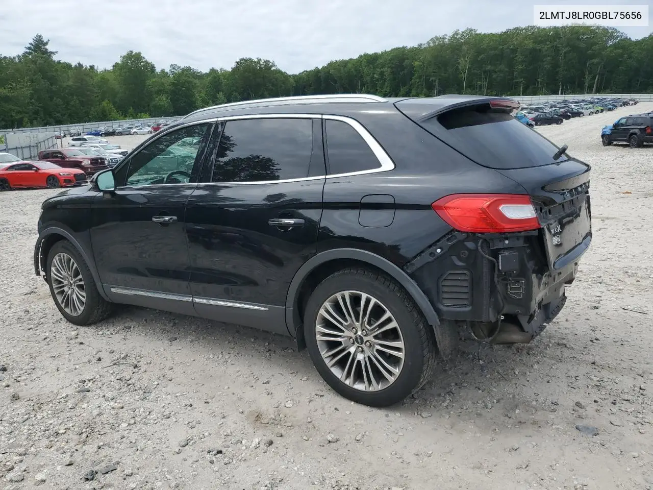 2016 Lincoln Mkx Reserve VIN: 2LMTJ8LR0GBL75656 Lot: 61785705