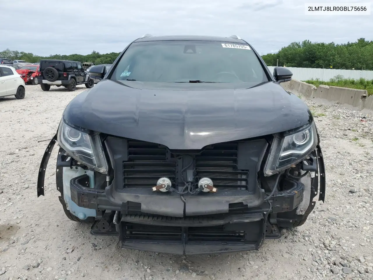 2016 Lincoln Mkx Reserve VIN: 2LMTJ8LR0GBL75656 Lot: 61785705