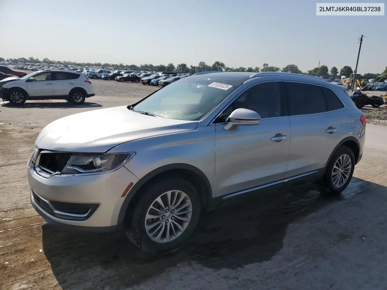 2016 Lincoln Mkx Select VIN: 2LMTJ6KR4GBL37238 Lot: 61835325