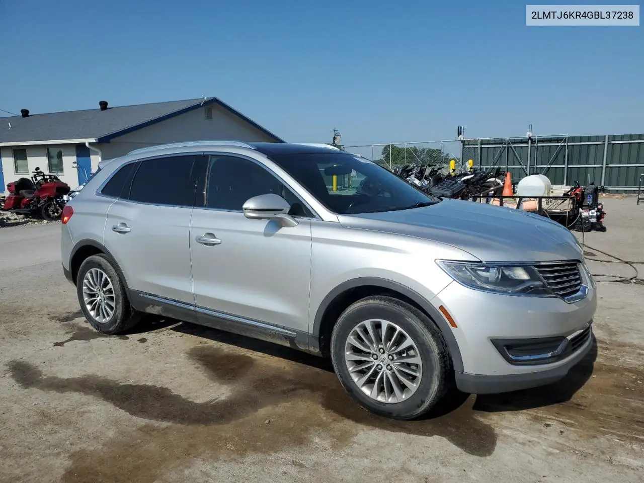 2016 Lincoln Mkx Select VIN: 2LMTJ6KR4GBL37238 Lot: 61835325