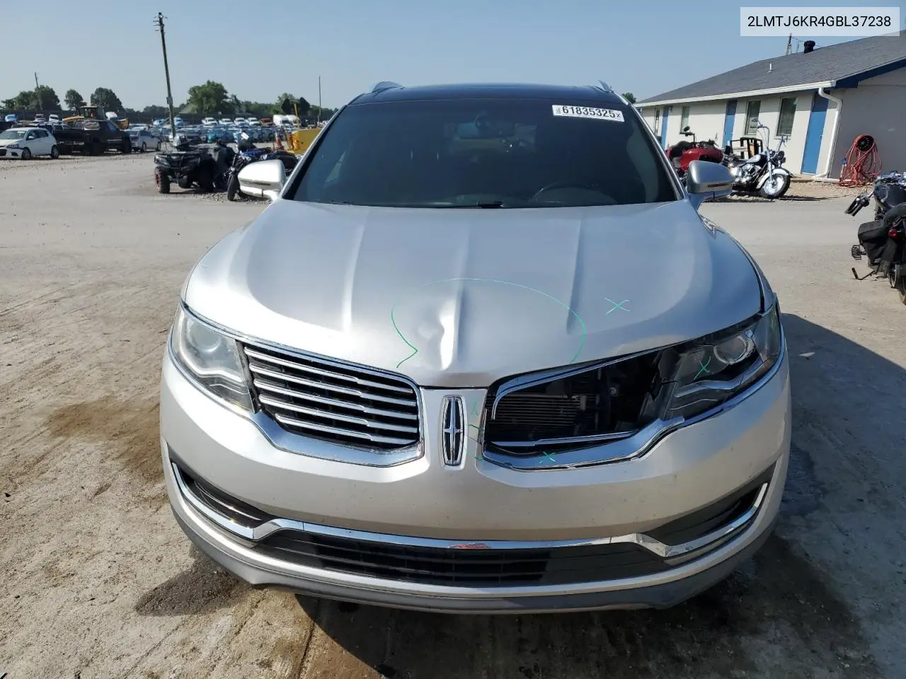 2016 Lincoln Mkx Select VIN: 2LMTJ6KR4GBL37238 Lot: 61835325
