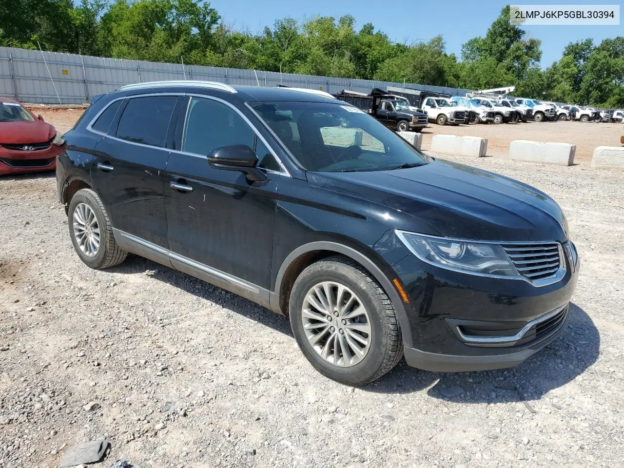 2016 Lincoln Mkx Select VIN: 2LMPJ6KP5GBL30394 Lot: 62119545