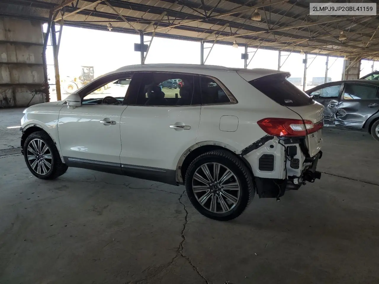2016 Lincoln Mkx Black Label VIN: 2LMPJ9JP2GBL41159 Lot: 62152955