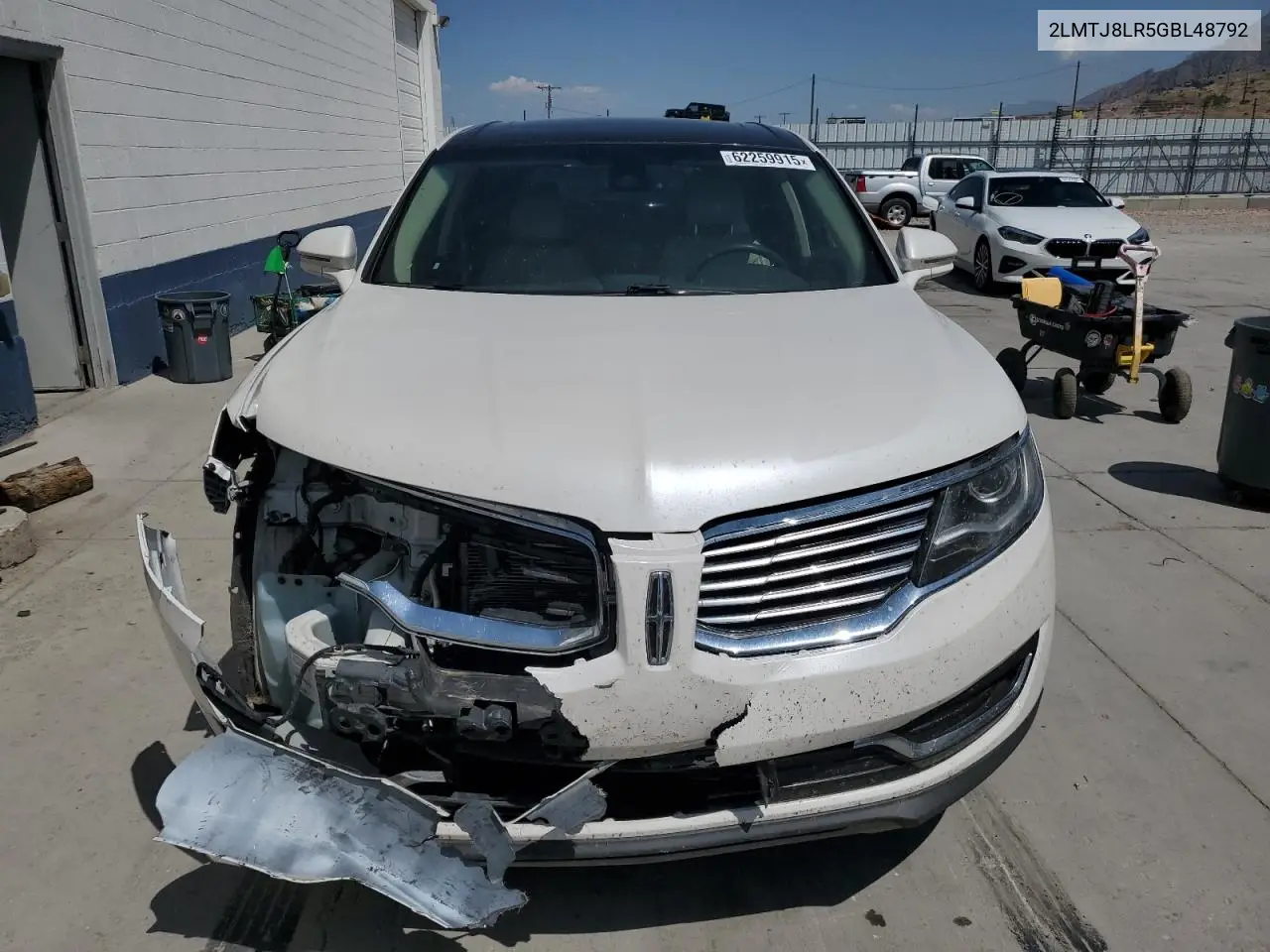 2016 Lincoln Mkx Reserve VIN: 2LMTJ8LR5GBL48792 Lot: 62259915