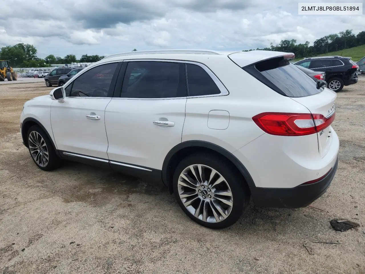 2016 Lincoln Mkx Reserve VIN: 2LMTJ8LP8GBL51894 Lot: 62332935