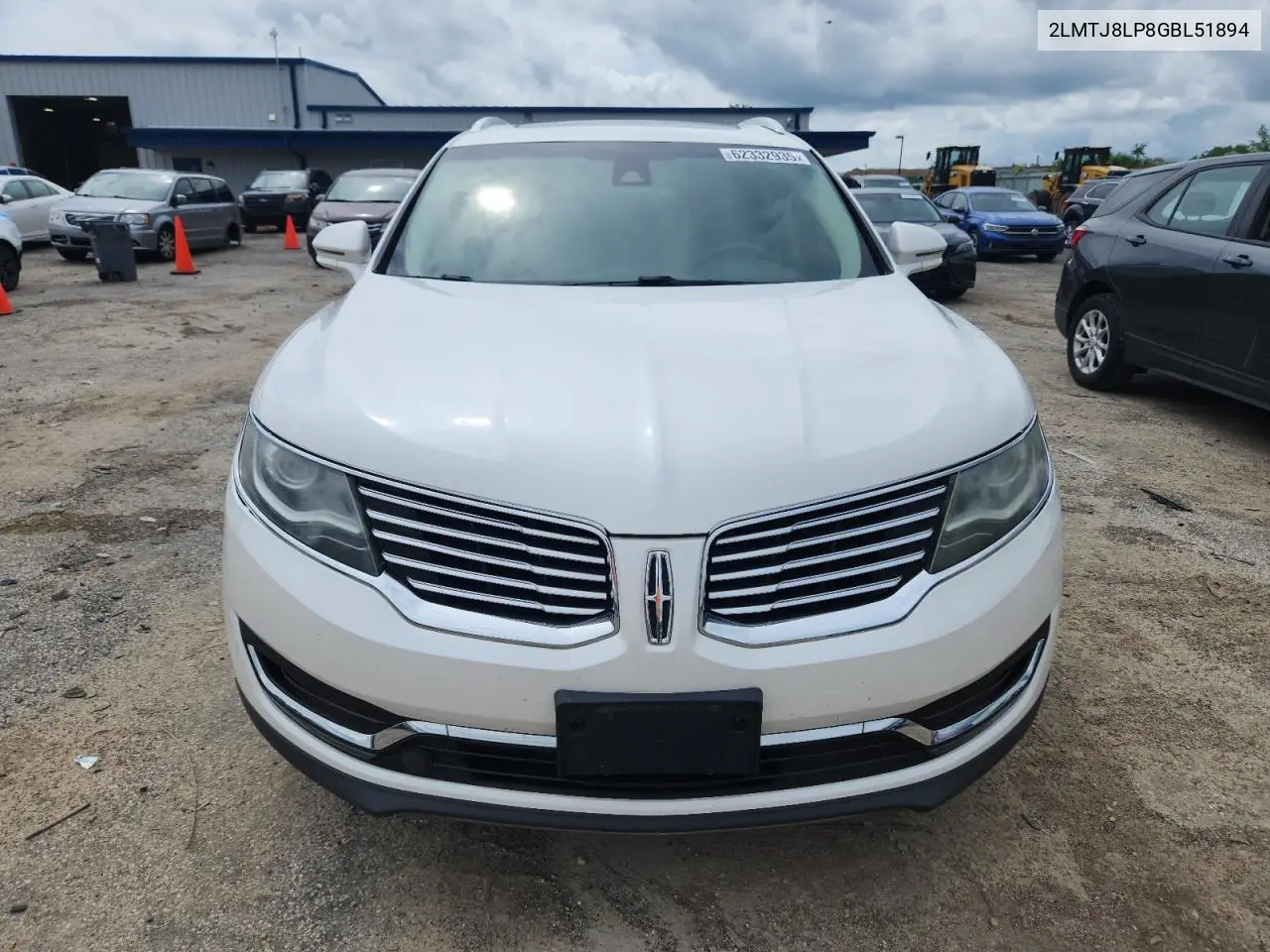 2016 Lincoln Mkx Reserve VIN: 2LMTJ8LP8GBL51894 Lot: 62332935