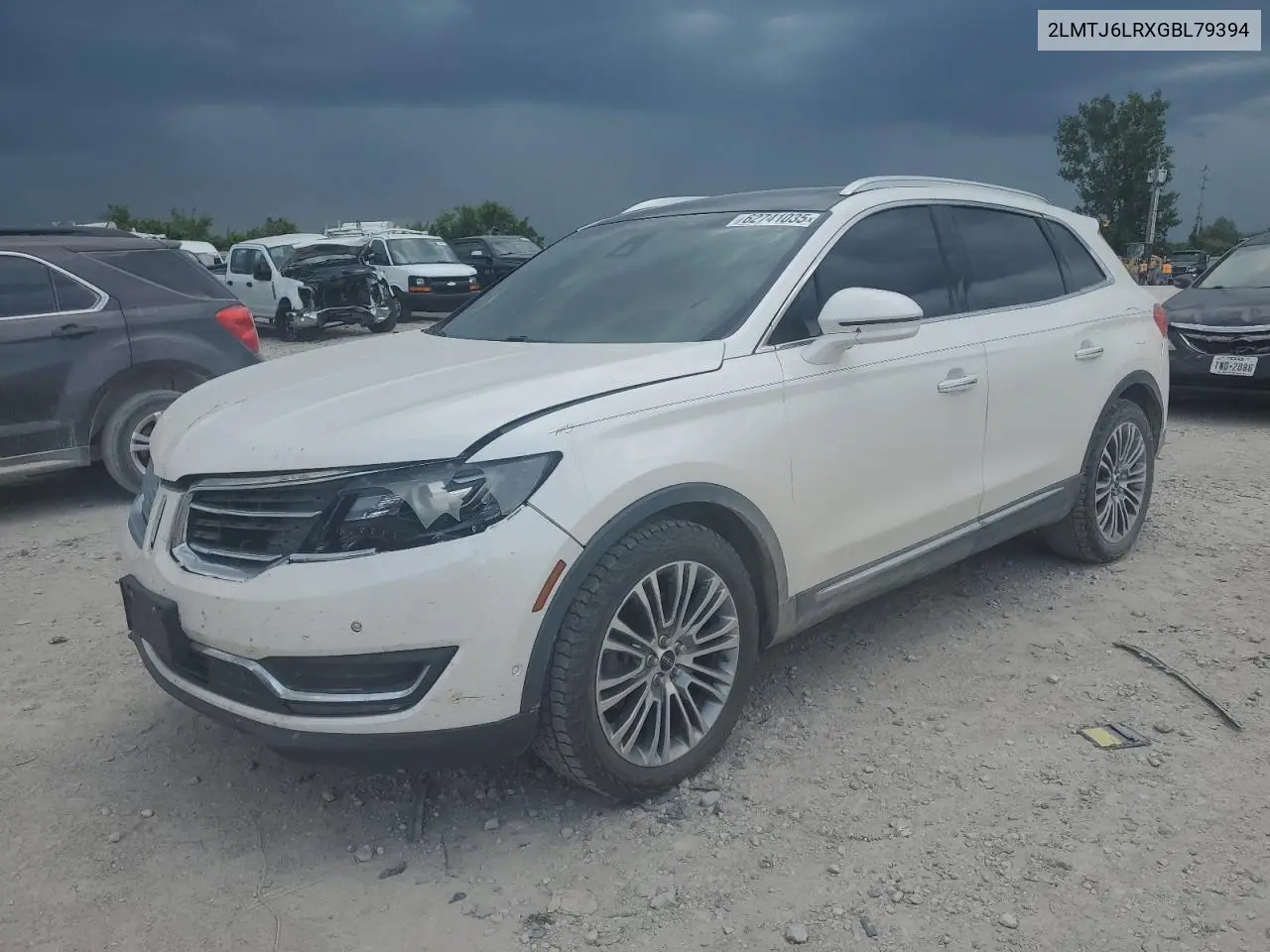 2016 Lincoln Mkx Reserve VIN: 2LMTJ6LRXGBL79394 Lot: 62741035