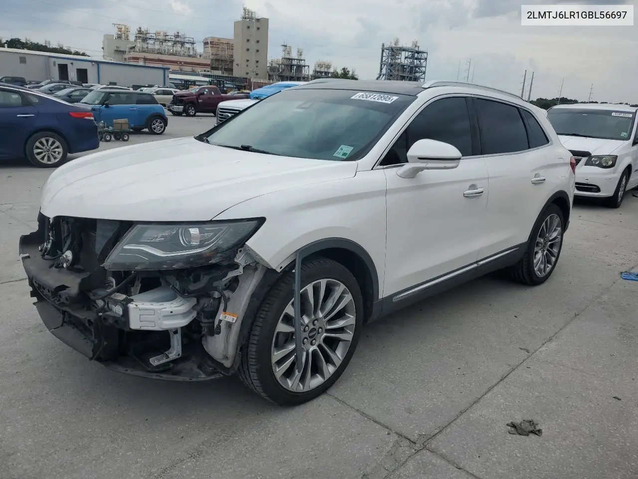 2016 Lincoln Mkx Reserve VIN: 2LMTJ6LR1GBL56697 Lot: 65812895