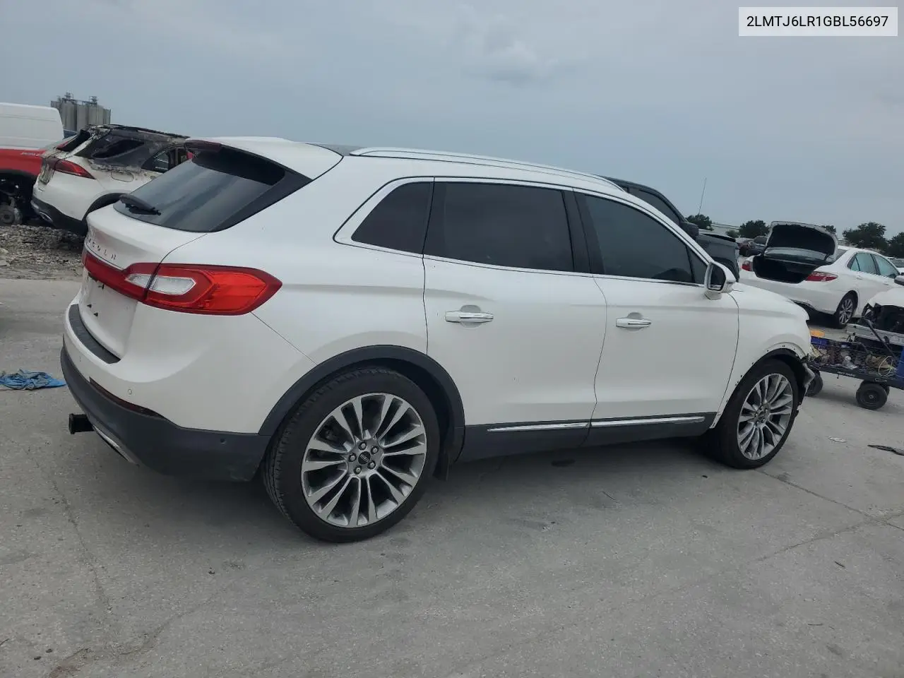 2016 Lincoln Mkx Reserve VIN: 2LMTJ6LR1GBL56697 Lot: 65812895
