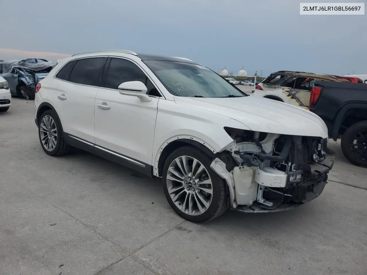 2016 Lincoln Mkx Reserve VIN: 2LMTJ6LR1GBL56697 Lot: 65812895