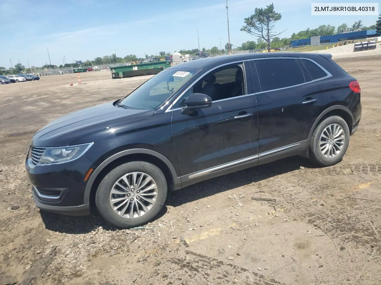 2016 Lincoln Mkx Select VIN: 2LMTJ8KR1GBL40318 Lot: 65874695