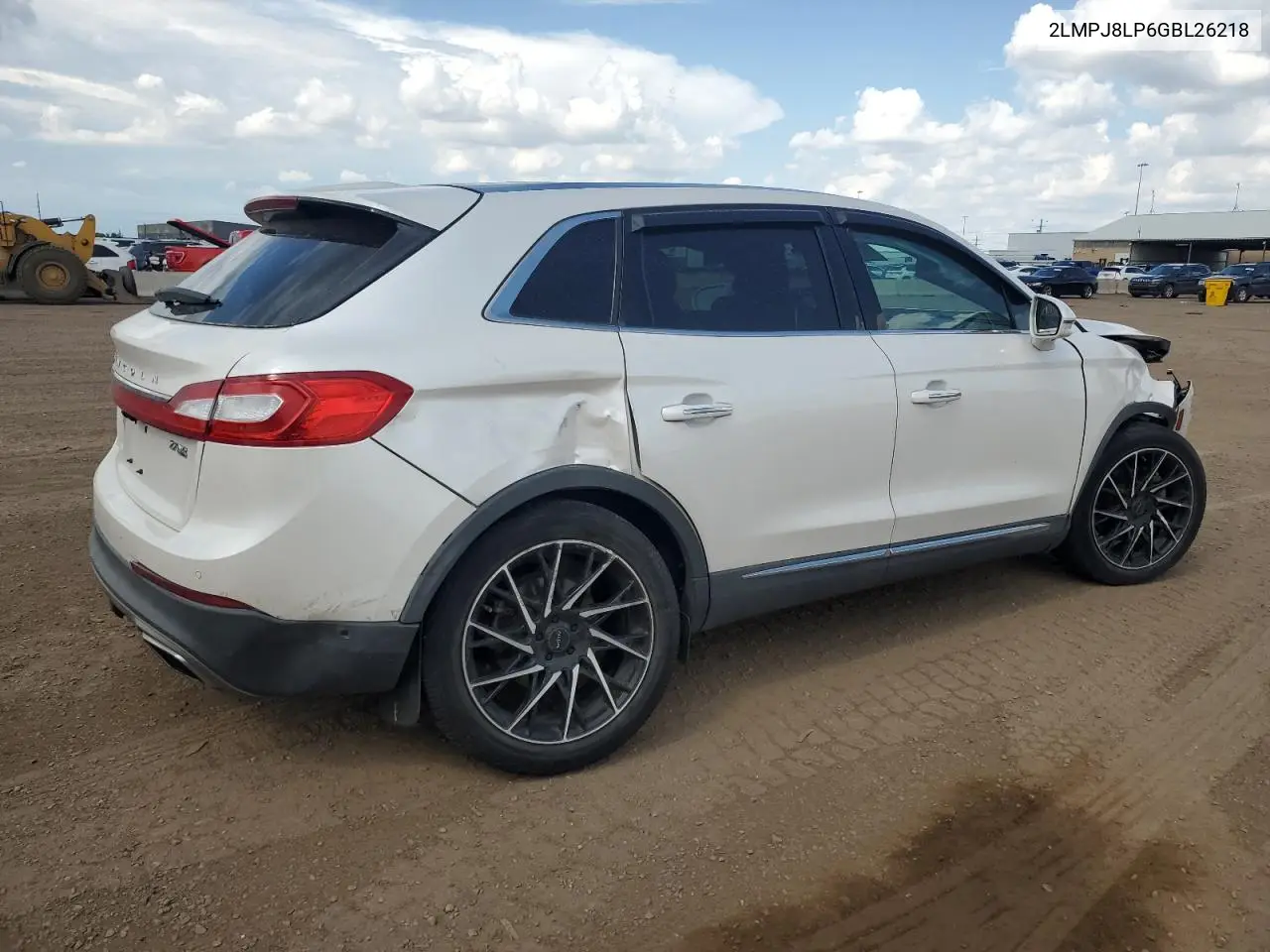 2016 Lincoln Mkx Reserve VIN: 2LMPJ8LP6GBL26218 Lot: 65959925