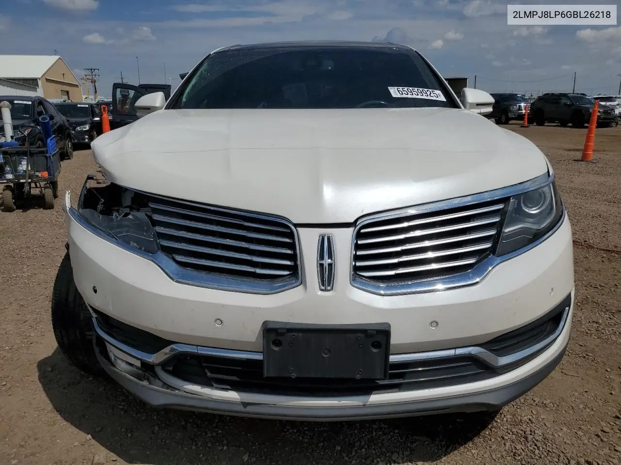 2016 Lincoln Mkx Reserve VIN: 2LMPJ8LP6GBL26218 Lot: 65959925
