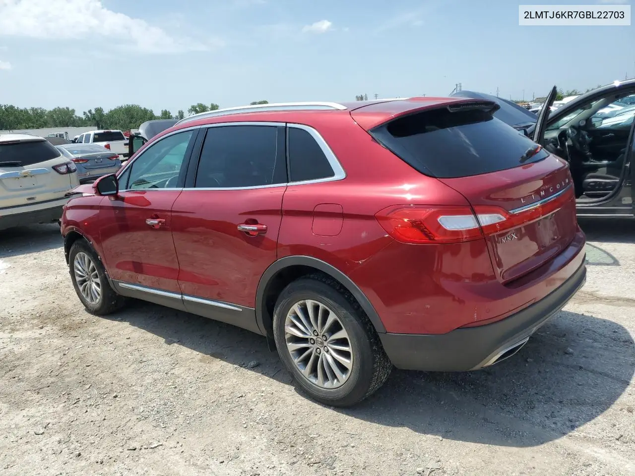 2016 Lincoln Mkx Select VIN: 2LMTJ6KR7GBL22703 Lot: 65993745