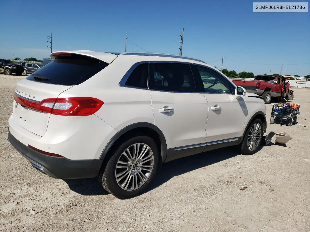 2017 Lincoln Mkx Reserve VIN: 2LMPJ6LR8HBL21786 Lot: 55181545