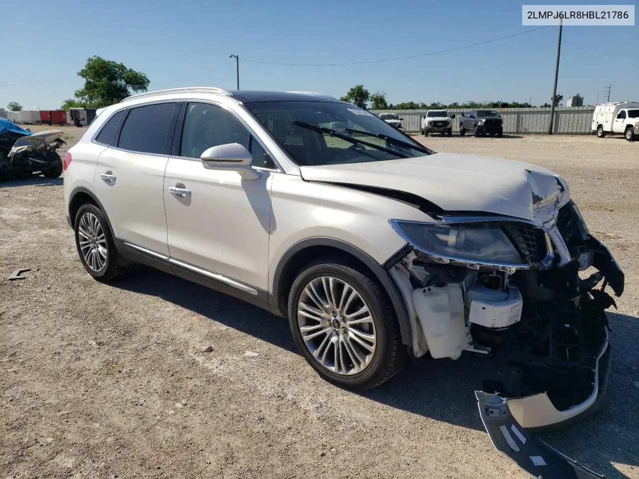 2017 Lincoln Mkx Reserve VIN: 2LMPJ6LR8HBL21786 Lot: 55181545
