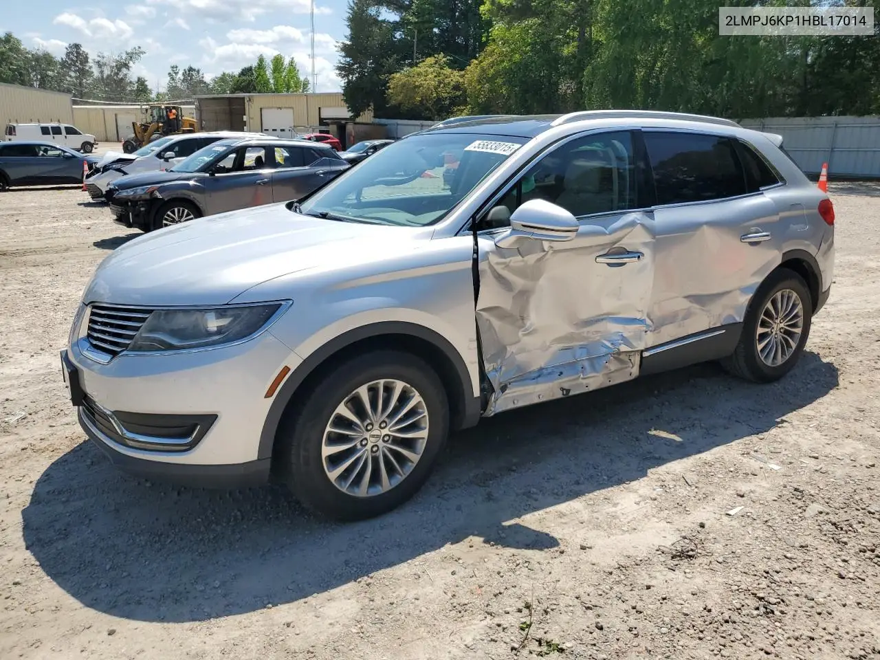 2017 Lincoln Mkx Select VIN: 2LMPJ6KP1HBL17014 Lot: 55833015