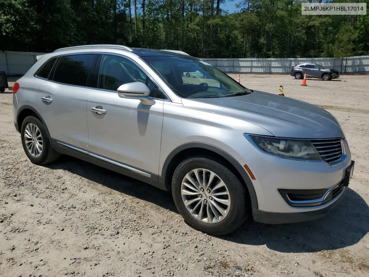 2017 Lincoln Mkx Select VIN: 2LMPJ6KP1HBL17014 Lot: 55833015
