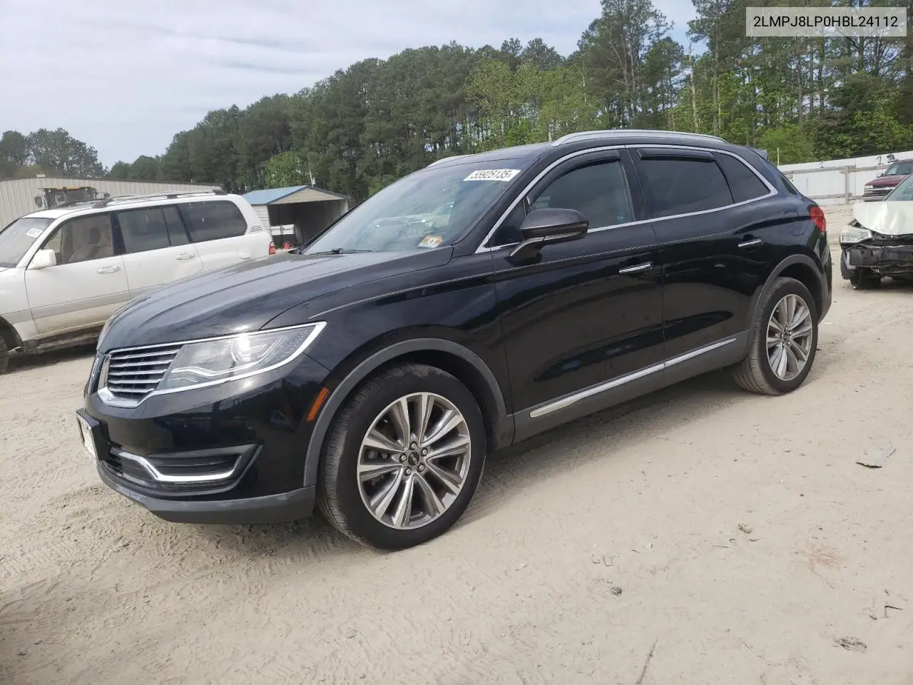 2017 Lincoln Mkx Reserve VIN: 2LMPJ8LP0HBL24112 Lot: 55925135