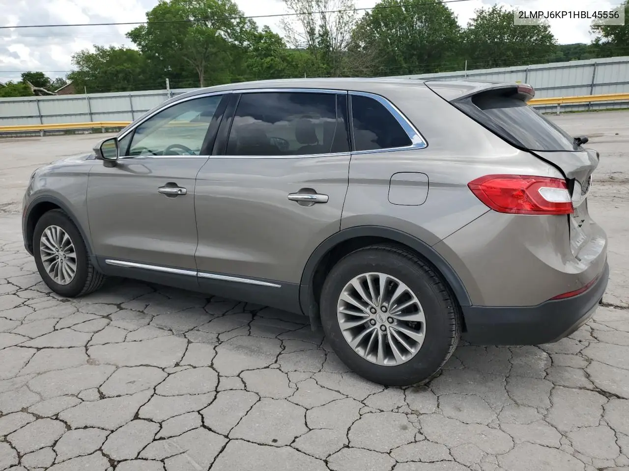 2017 Lincoln Mkx Select VIN: 2LMPJ6KP1HBL45556 Lot: 56964655