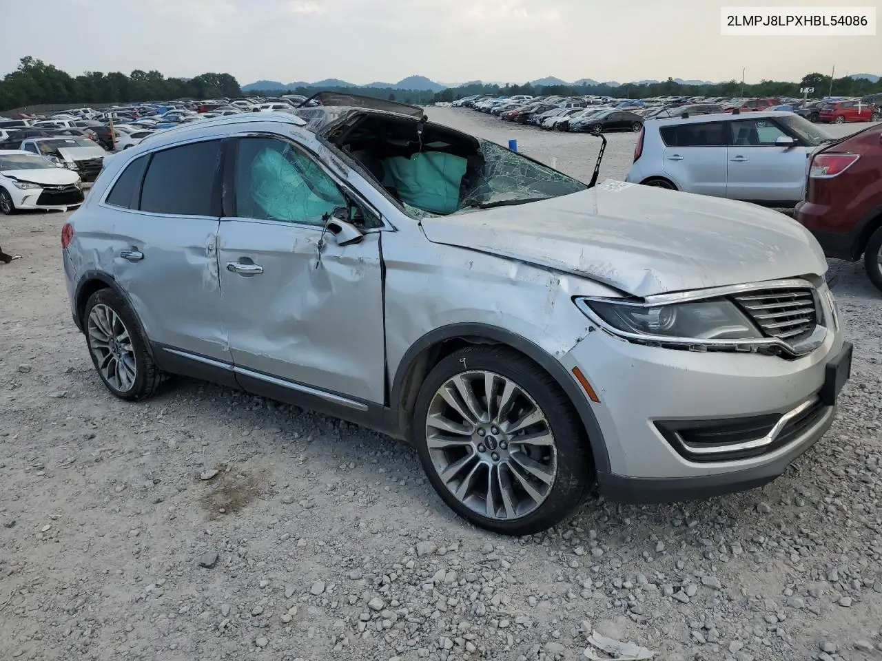 2017 Lincoln Mkx Reserve VIN: 2LMPJ8LPXHBL54086 Lot: 59516215