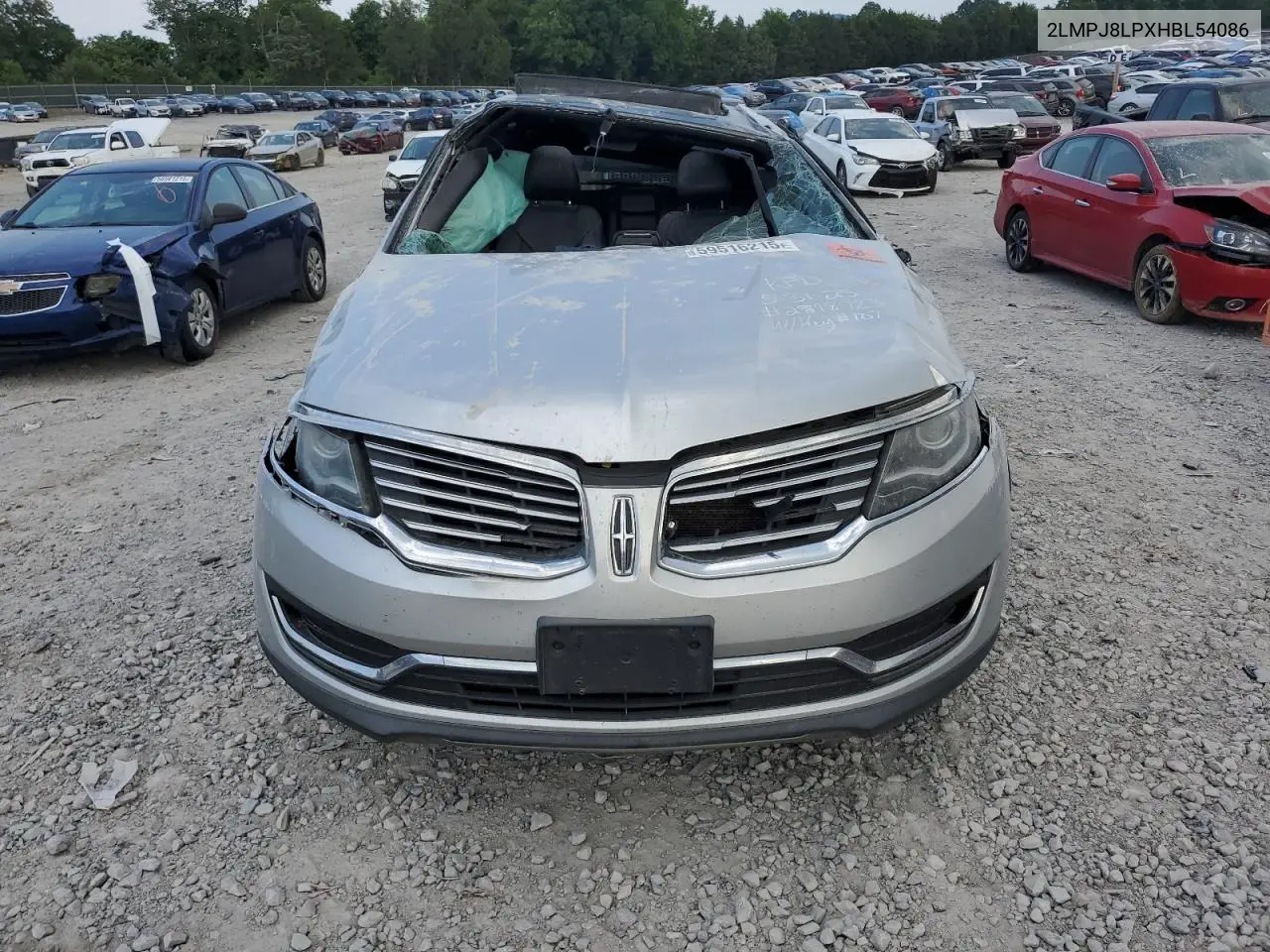 2017 Lincoln Mkx Reserve VIN: 2LMPJ8LPXHBL54086 Lot: 59516215
