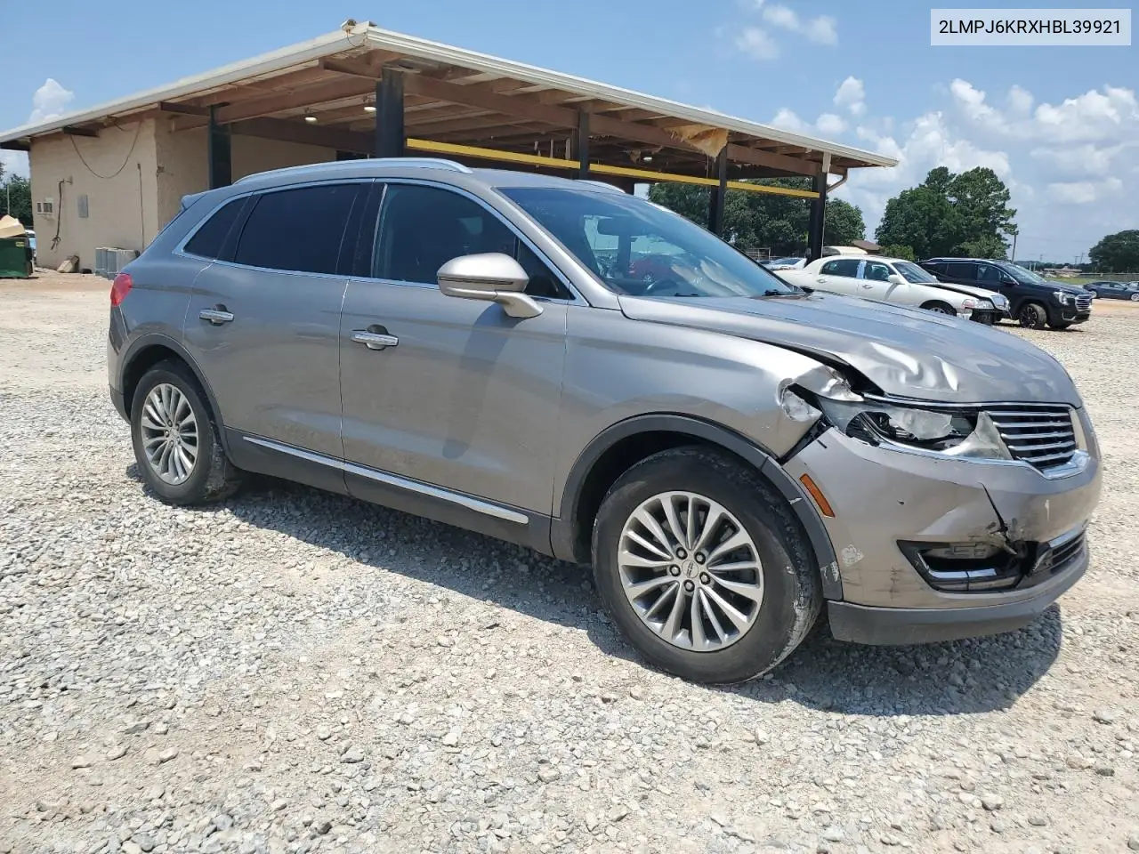 2017 Lincoln Mkx Select VIN: 2LMPJ6KRXHBL39921 Lot: 61917395