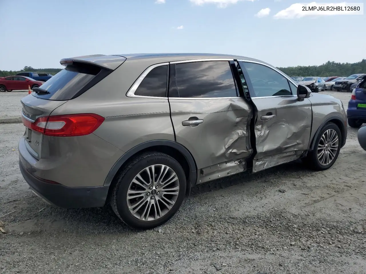 2017 Lincoln Mkx Reserve VIN: 2LMPJ6LR2HBL12680 Lot: 62188335