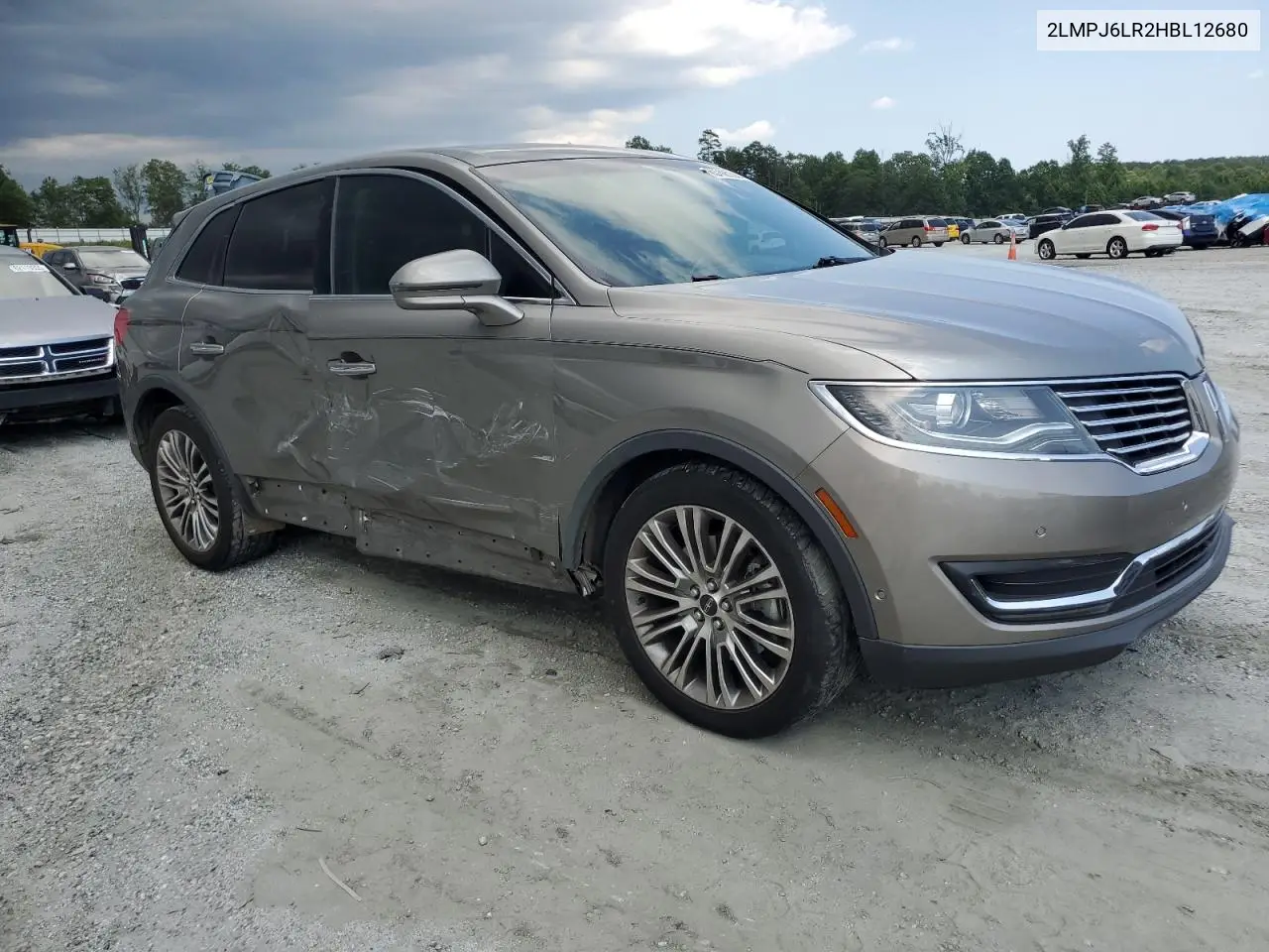 2017 Lincoln Mkx Reserve VIN: 2LMPJ6LR2HBL12680 Lot: 62188335