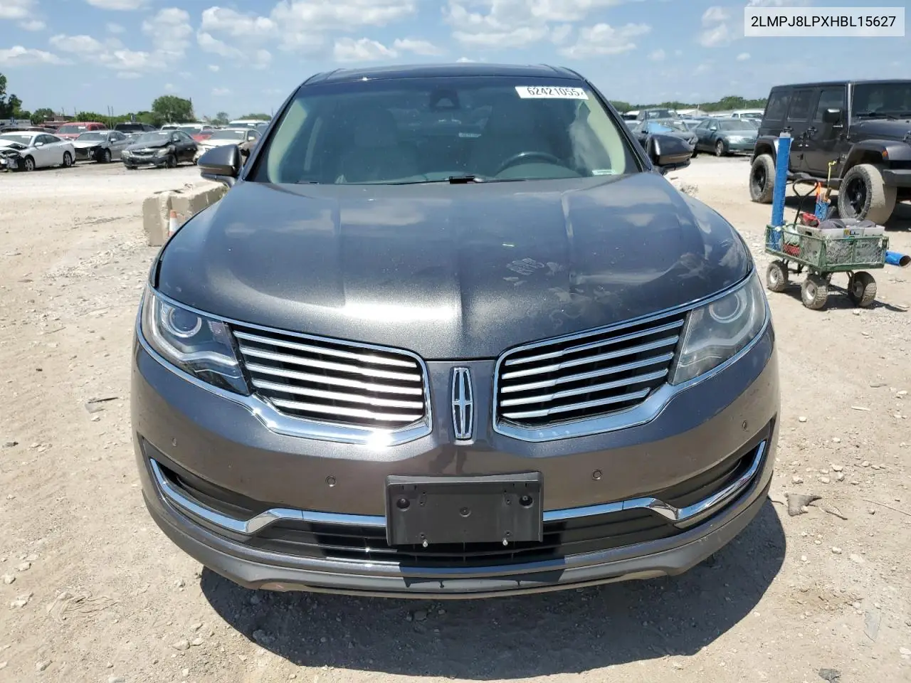 2017 Lincoln Mkx Reserve VIN: 2LMPJ8LPXHBL15627 Lot: 62421055