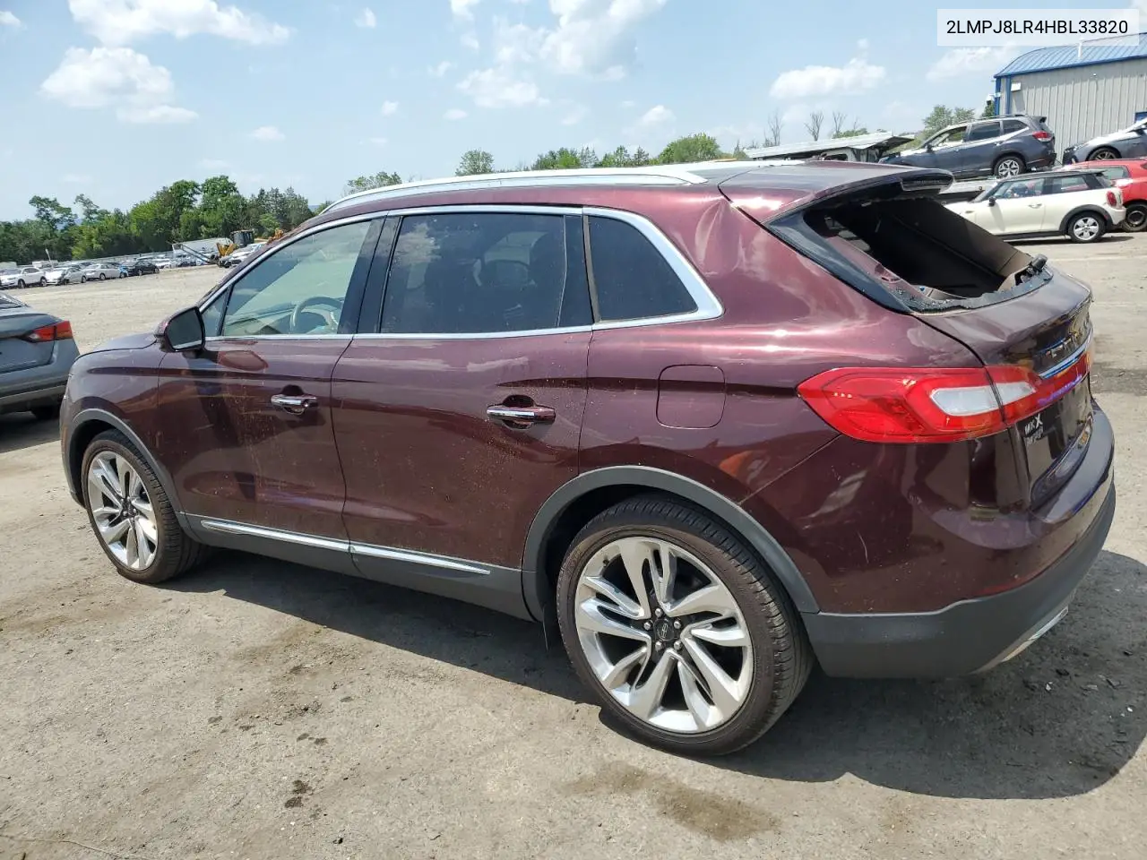 2017 Lincoln Mkx Reserve VIN: 2LMPJ8LR4HBL33820 Lot: 62501375