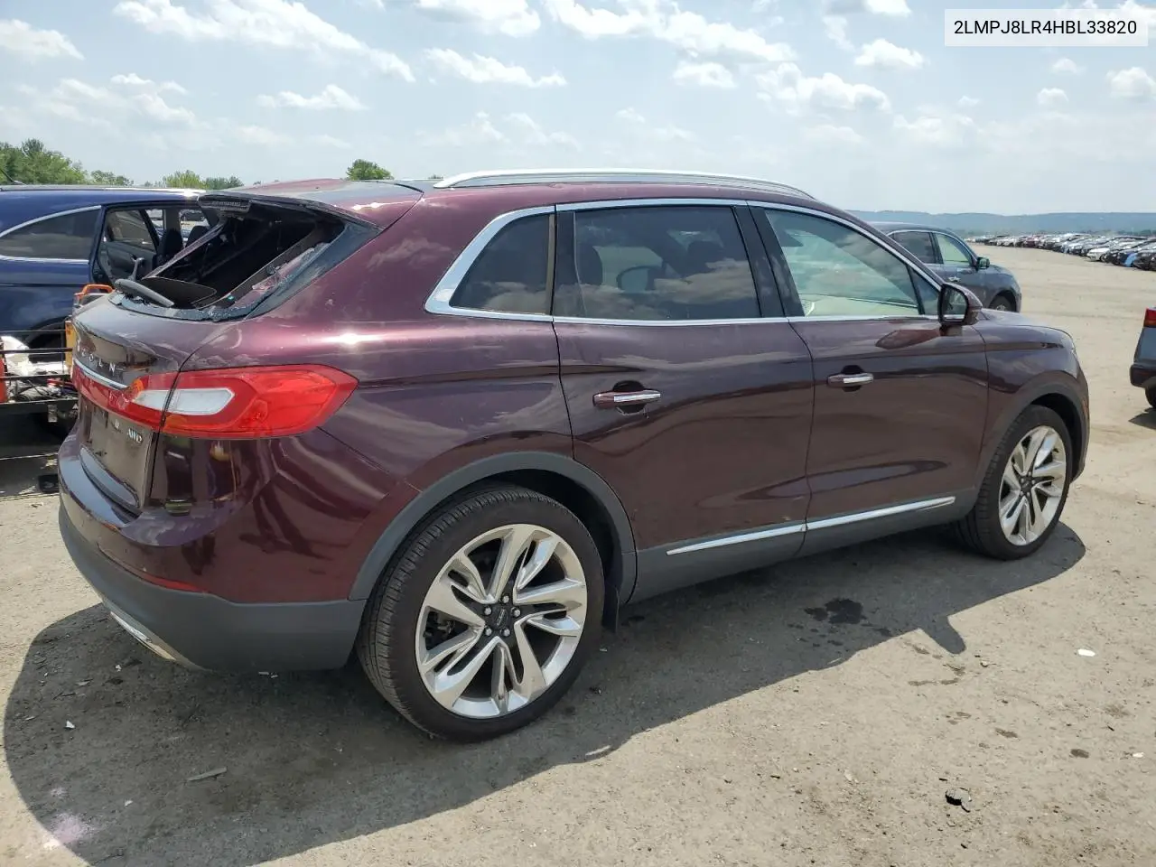 2017 Lincoln Mkx Reserve VIN: 2LMPJ8LR4HBL33820 Lot: 62501375