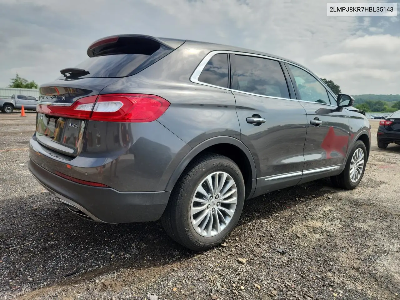 2017 Lincoln Mkx Select VIN: 2LMPJ8KR7HBL35143 Lot: 66190145