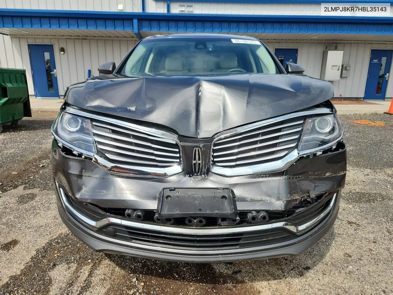 2017 Lincoln Mkx Select VIN: 2LMPJ8KR7HBL35143 Lot: 66190145