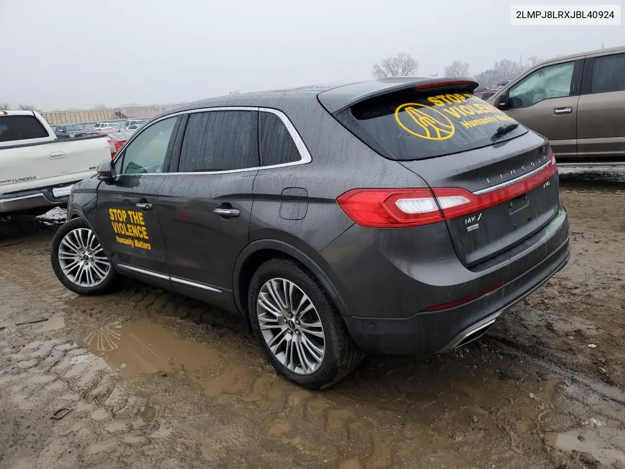 2018 Lincoln Mkx Reserve VIN: 2LMPJ8LRXJBL40924 Lot: 42781665
