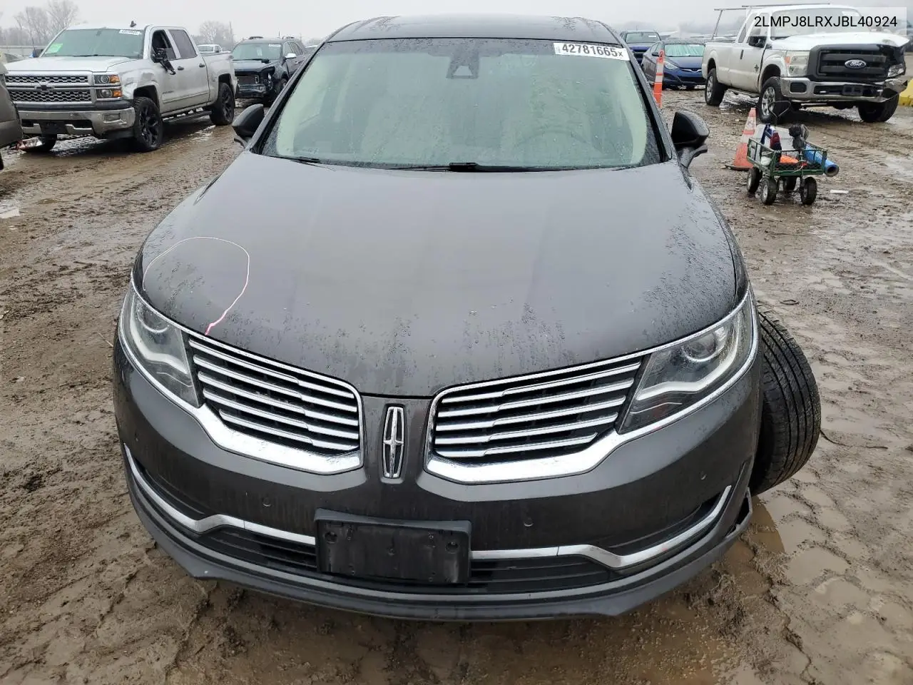 2018 Lincoln Mkx Reserve VIN: 2LMPJ8LRXJBL40924 Lot: 42781665