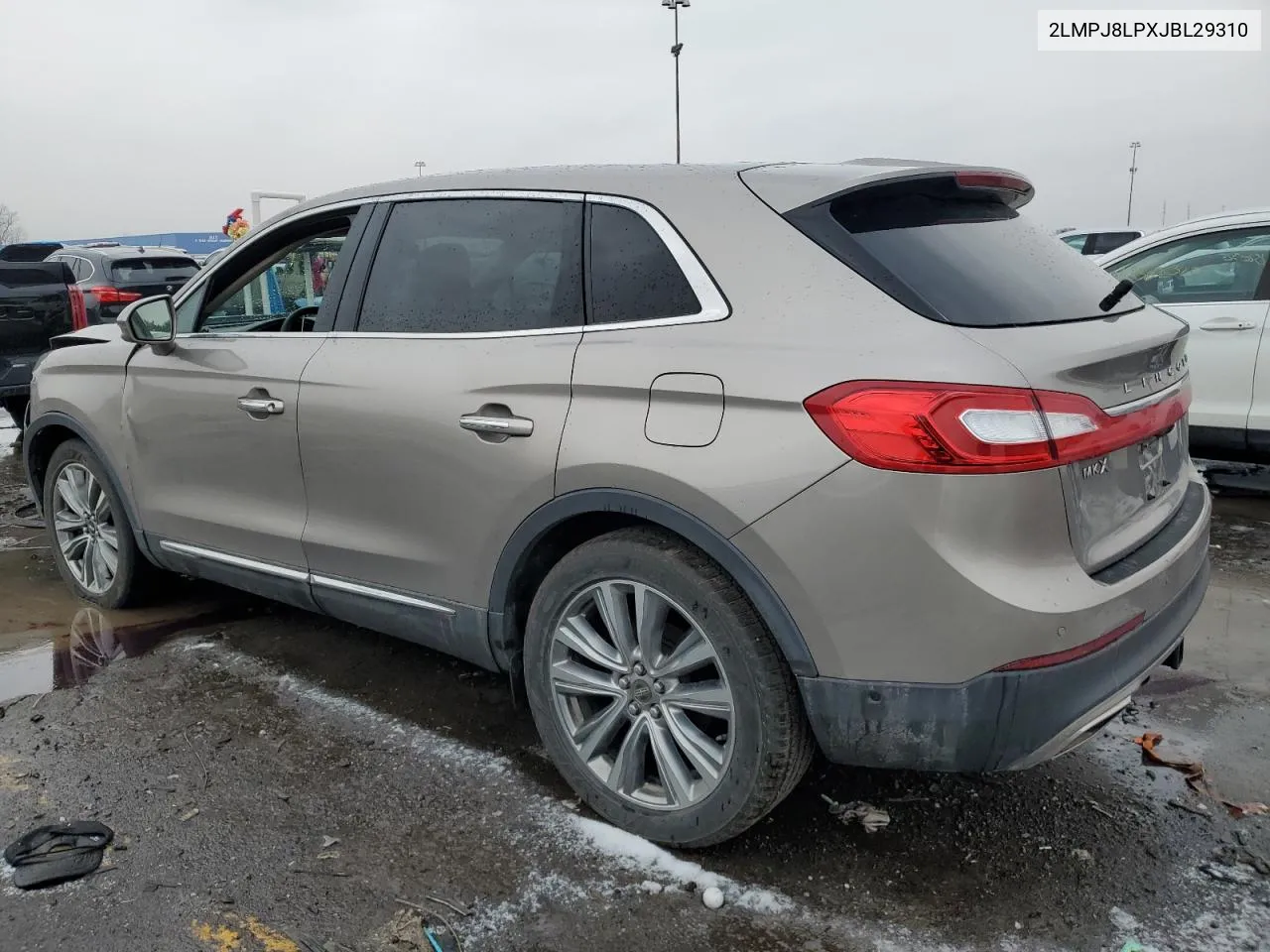 2018 Lincoln Mkx Reserve VIN: 2LMPJ8LPXJBL29310 Lot: 43607705