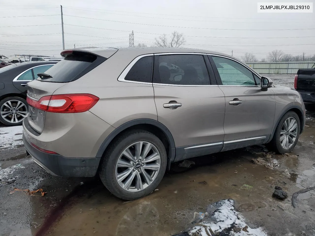 2018 Lincoln Mkx Reserve VIN: 2LMPJ8LPXJBL29310 Lot: 43607705
