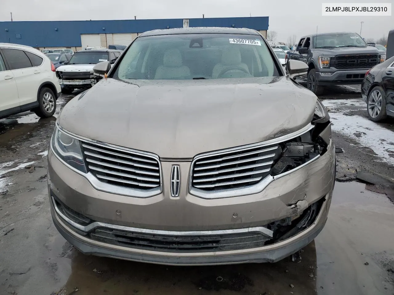 2018 Lincoln Mkx Reserve VIN: 2LMPJ8LPXJBL29310 Lot: 43607705