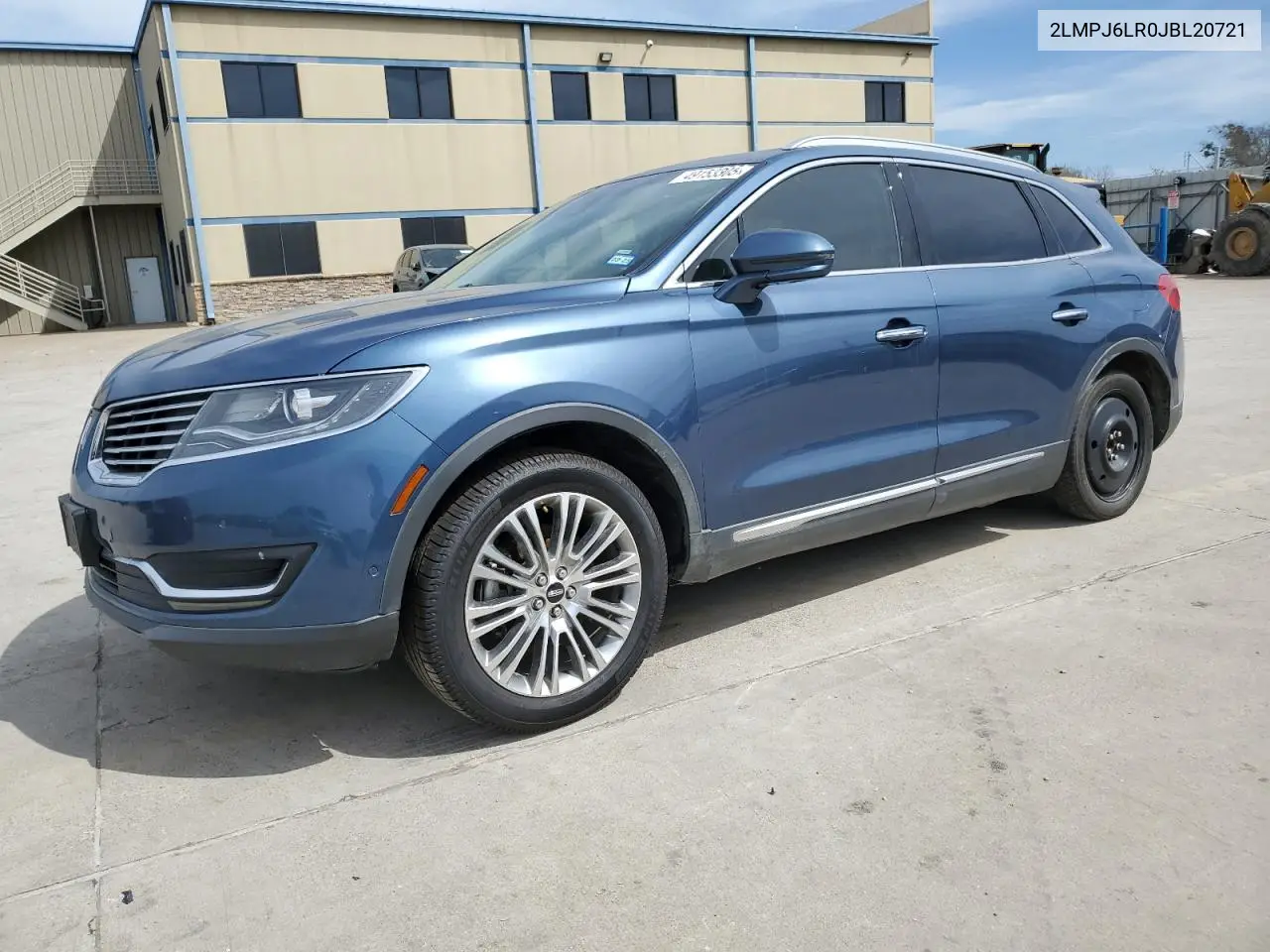 2018 Lincoln Mkx Reserve VIN: 2LMPJ6LR0JBL20721 Lot: 49153305