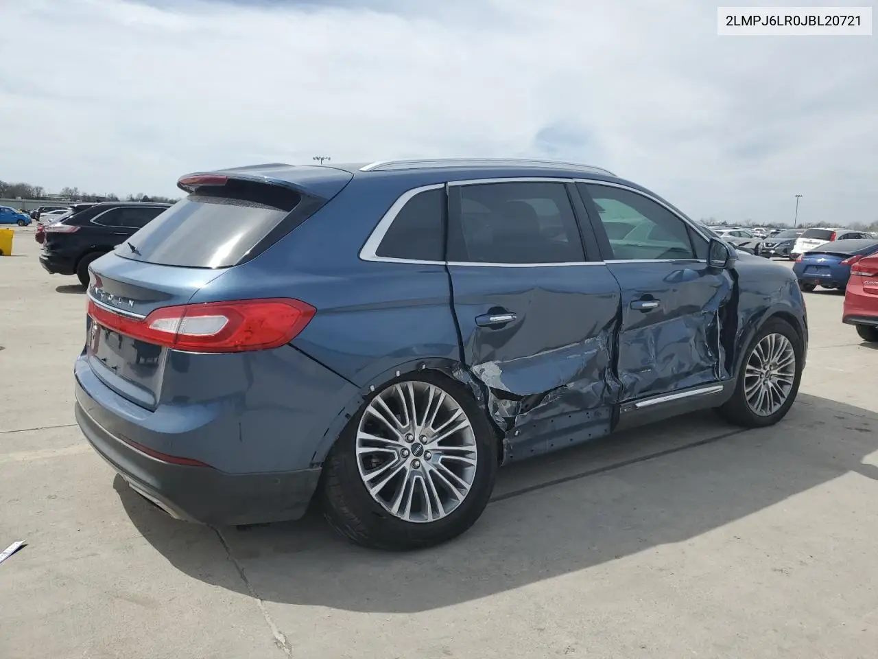 2018 Lincoln Mkx Reserve VIN: 2LMPJ6LR0JBL20721 Lot: 49153305