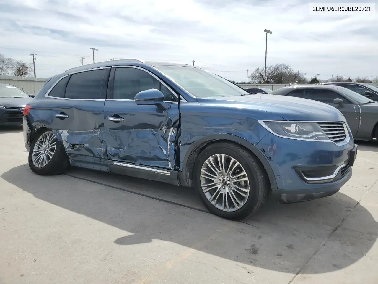 2018 Lincoln Mkx Reserve VIN: 2LMPJ6LR0JBL20721 Lot: 49153305