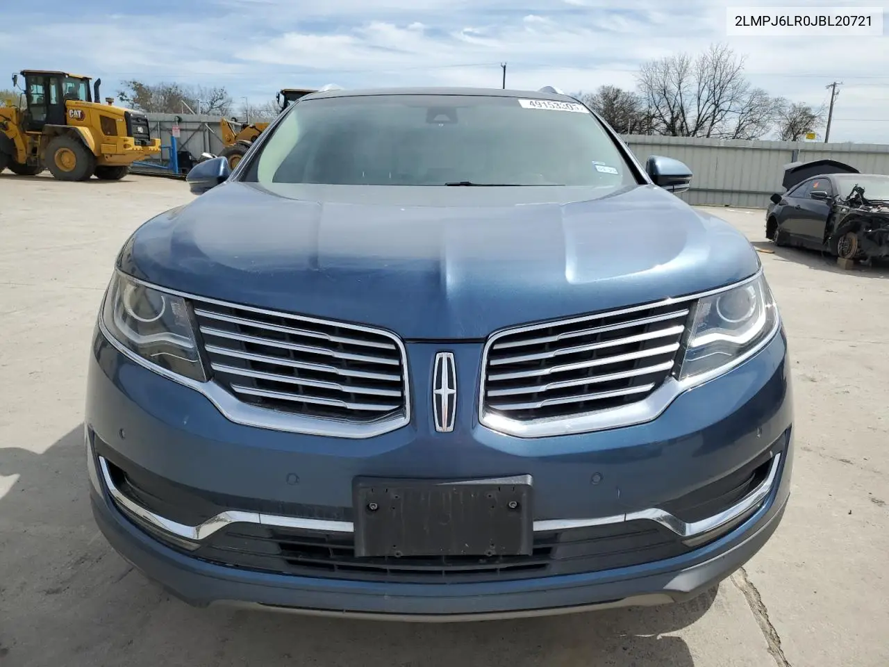 2018 Lincoln Mkx Reserve VIN: 2LMPJ6LR0JBL20721 Lot: 49153305