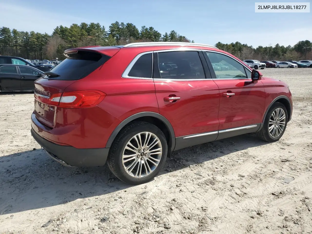 2018 Lincoln Mkx Reserve VIN: 2LMPJ8LR3JBL18277 Lot: 51108095