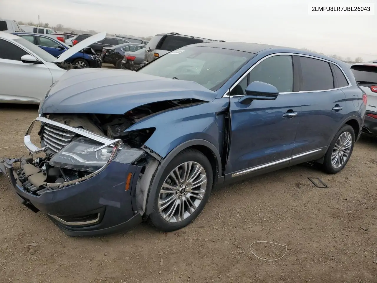 2018 Lincoln Mkx Reserve VIN: 2LMPJ8LR7JBL26043 Lot: 53377135