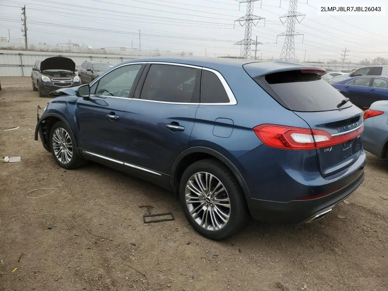 2018 Lincoln Mkx Reserve VIN: 2LMPJ8LR7JBL26043 Lot: 53377135