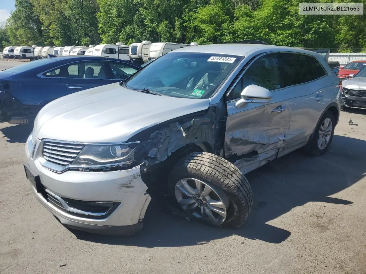 2018 Lincoln Mkx Premiere VIN: 2LMPJ6JR2JBL21663 Lot: 55940395