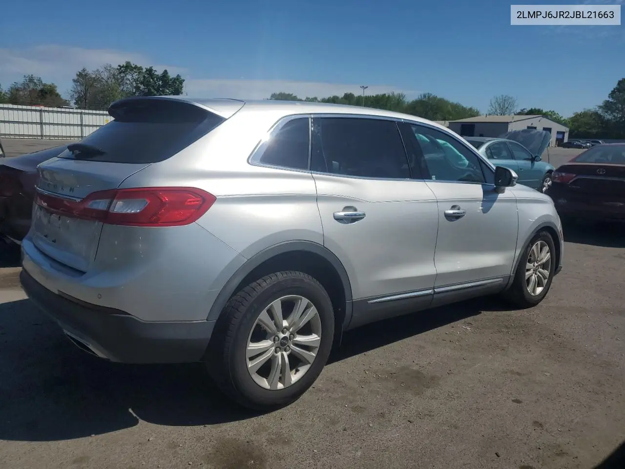 2018 Lincoln Mkx Premiere VIN: 2LMPJ6JR2JBL21663 Lot: 55940395